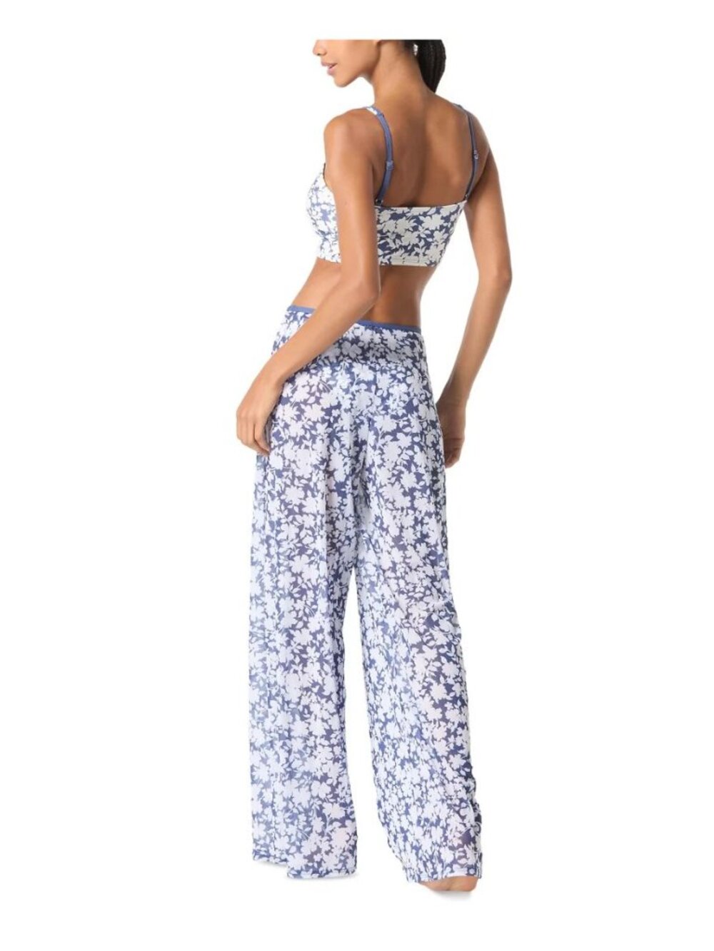 NEW Michael Kors Women's M Printed Pull On Cover-Up Pants NWT $94 - Picture 2 of 2